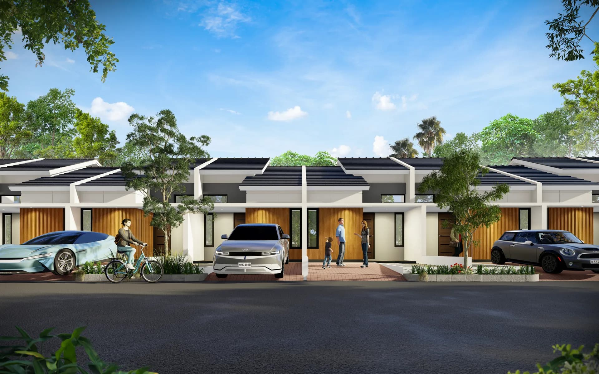 Cluster Garuda at Mentari Village Front View